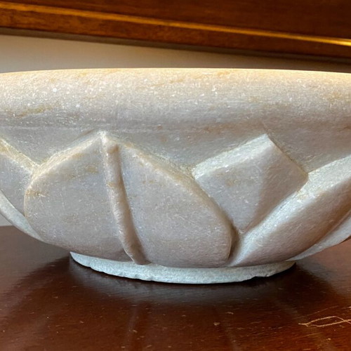 Marble decorative platter like new, 26 cm diameter