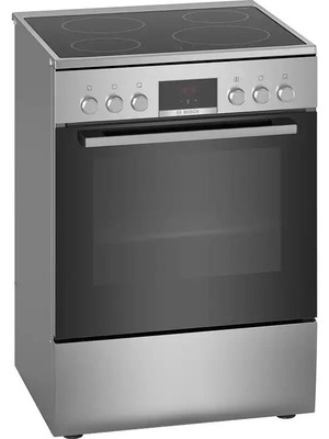 Bosch φούρνος 66lt με κεραμικές εστίες 60εκ inox σαν καινούργιο