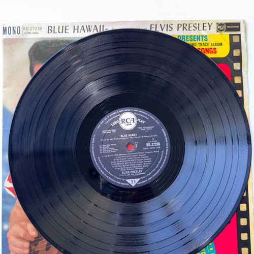 Elvis Presley Blue Hawaii LP 1st UK 1961 Mono used, pop