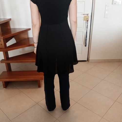 Blouse dress with zipper Lipsy London like new, black, one size