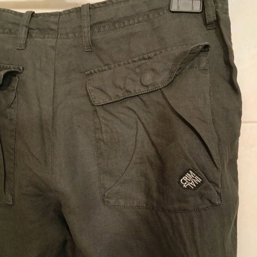Linen black pants, Criminal clothing