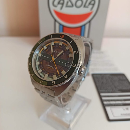 Cadola men's automatic watch like new, limited edition, green