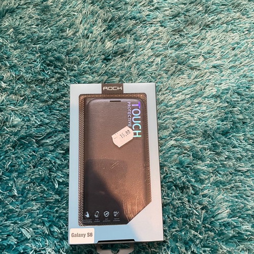 Samsung Galaxy S6 case with card holder and Samsung logo