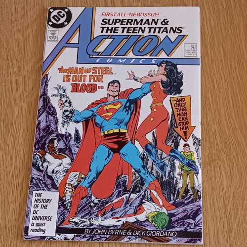 Action Comics (1938) #584 by John Byrne like new, English