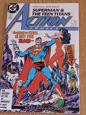 Action Comics (1938) #584 by John Byrne like new, English
