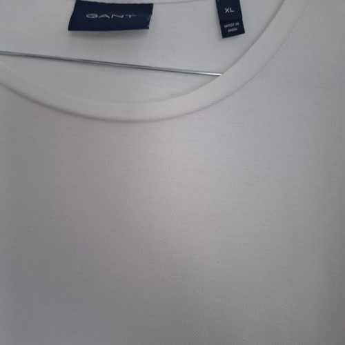 Gant men's T-shirt XL white with pocket like new