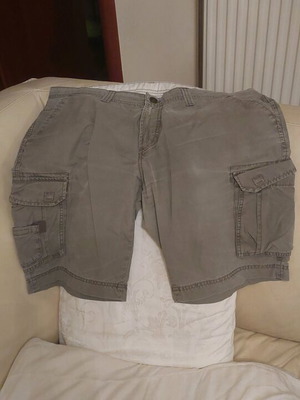 Men's bermuda shorts like new, XXL, gray and beige
