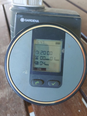 Gardena Water Control Flex Digital Battery Irrigation Timer used