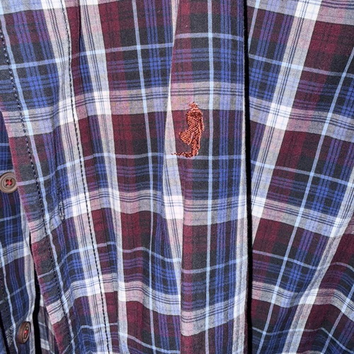 MCS Ruggers & Refined Plaid Shirt Size L Like New