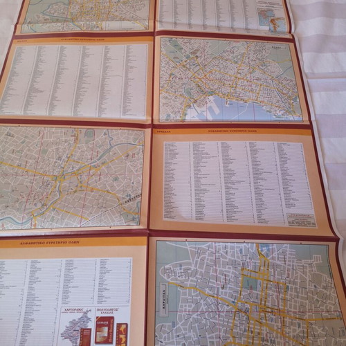 Maps of Greece 2003 like new, pack of 10