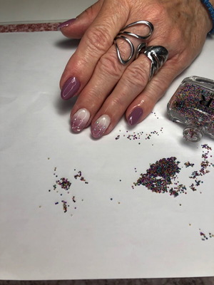 Handmade press on nails set of 10 pieces new