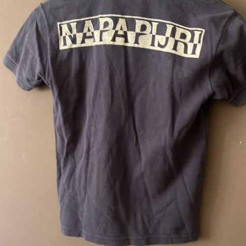 Napapijri polo shirt used, blue, size 134 cm