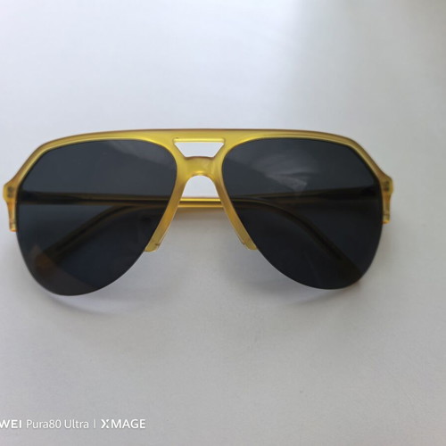 Dolce & Gabbana DG 4178 sunglasses used, modern aviator style