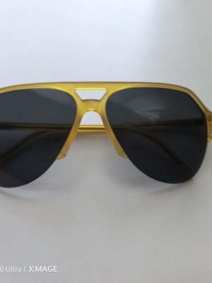 Dolce & Gabbana DG 4178 sunglasses used, modern aviator style