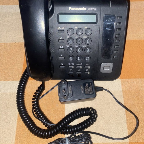 Panasonic KX-NT551 IP phone used with power supply