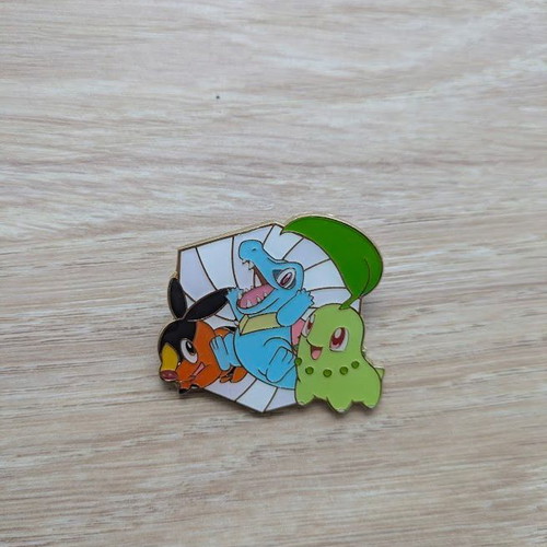 Pokemon TCG Ascended Heroes First Partners enamel pin new, multicolor