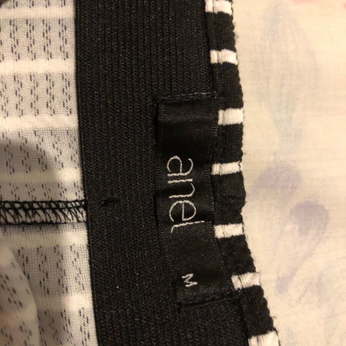 Anel striped skirt medium used, black and white