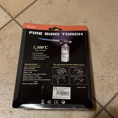 Fire torch new with original packaging