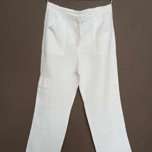 White Linen Co-ord Set LICE like new, jacket and cargo pants