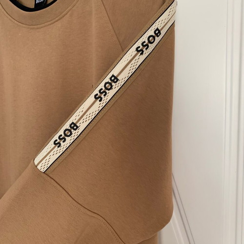Hugo Boss sweatshirt new, beige and brown, size XXL