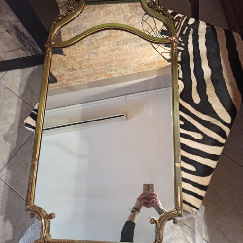Mirror used with plaster frame, height 128, width 60