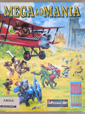 Mega Lo Mania Amiga game like new, Image Works