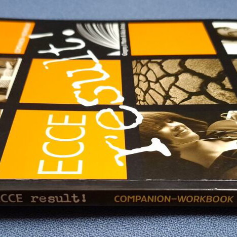 ECCE Result! - Companion-Workbook like new, English