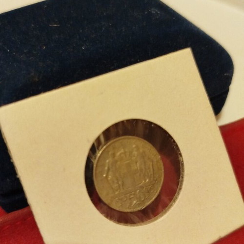 Coin 50 lepta 1970 King Konstantinos used vintage collectible