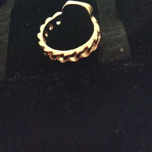 Jewelry set ring with red stone and bracelet new