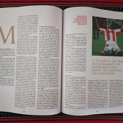 100 Years Olympiakos Faces & Stories collectible edition like new