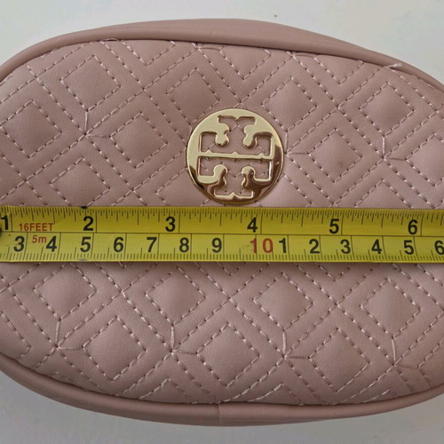 Tory Burch Kira Quilted Leather Small Bag like new, dusty rose