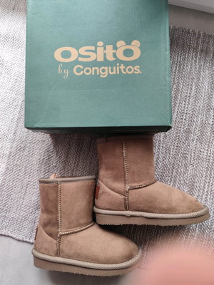 Μποτάκια Conguitos με γούνα μεταχειρισμένα, νούμερο 26, καφέ