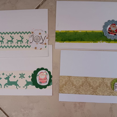 Pack of handmade Christmas cards like new