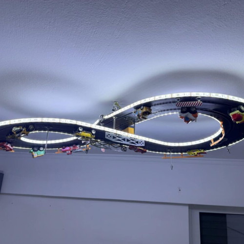Ceiling light highway design like new with led, dimensions 97×47