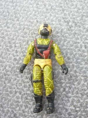 Python Copperhead v2 φιγούρα GIJOE Cobra 1989 μεταχειρισμένη με σπασμένο μέρος