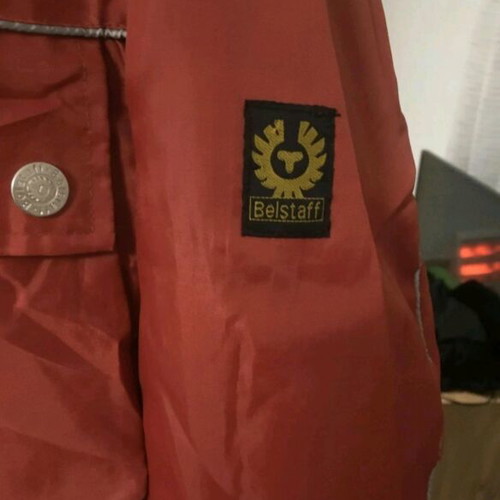 Belstaff jacket dark orange like new, size M