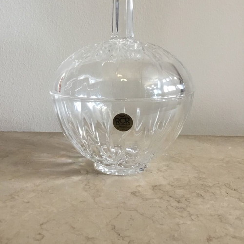 Crystal Candy Dish RCR Royal Crystal Rock new