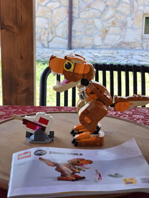 LEGO Jurassic World Camp Cretaceous Little Eatie T. rex set, like new