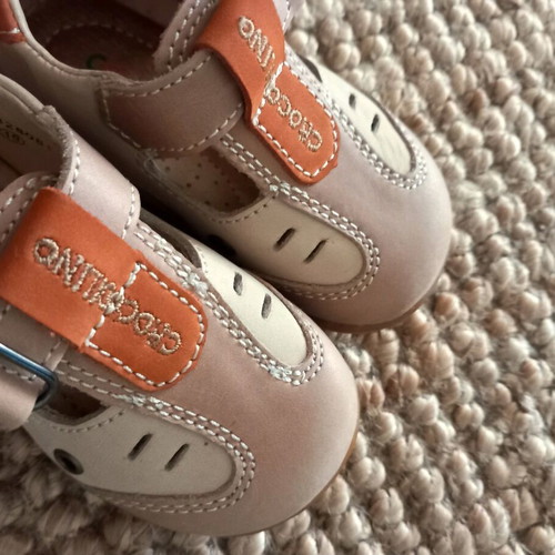 Crocodilino leather kids' shoes No19, like new, anatomical