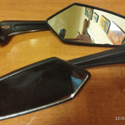 Bicycle and Motorcycle Mirrors used with mounting tools