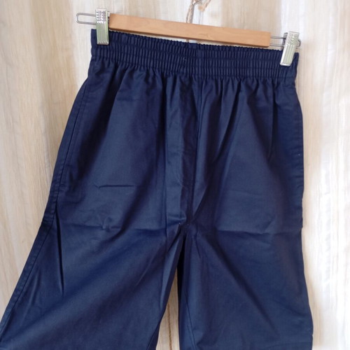Hipster Bermuda shorts like new, blue canvas with pockets