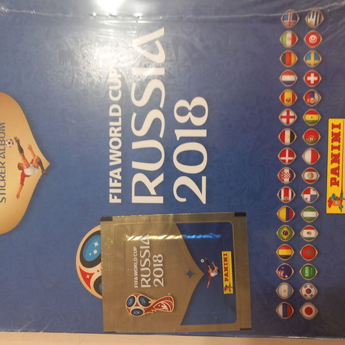 Panini 2018 Russia FIFA World Cup sticker album, sealed