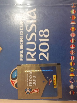 Panini 2018 Russia FIFA World Cup sticker album, sealed