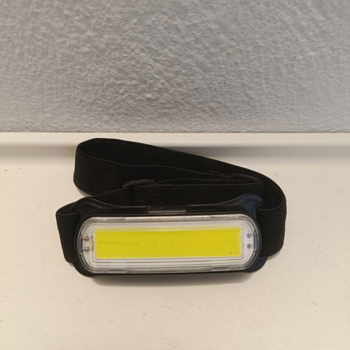Led headlamp with USB Type-C rechargeable port and extra strap