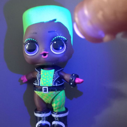 L.O.L Surprise Neon Guy like new with UV light and neon colors