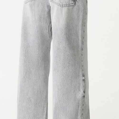 Stradivarius Wide Leg Baggy Jeans size 42 like new, gray