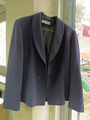 Jacques Vert women's jacket like new, size 46, black and blue