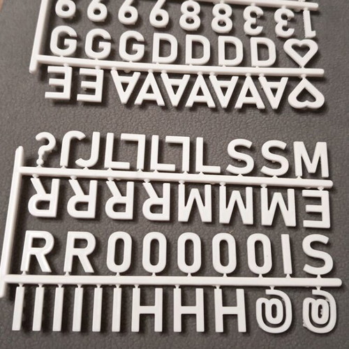 Plastic Letters, Numbers, Symbols new for Felt Surface Frames