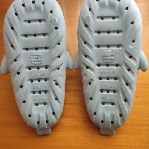 Blue slippers new