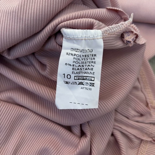 Stitch sweater, pink, size 134 cm, 10 years